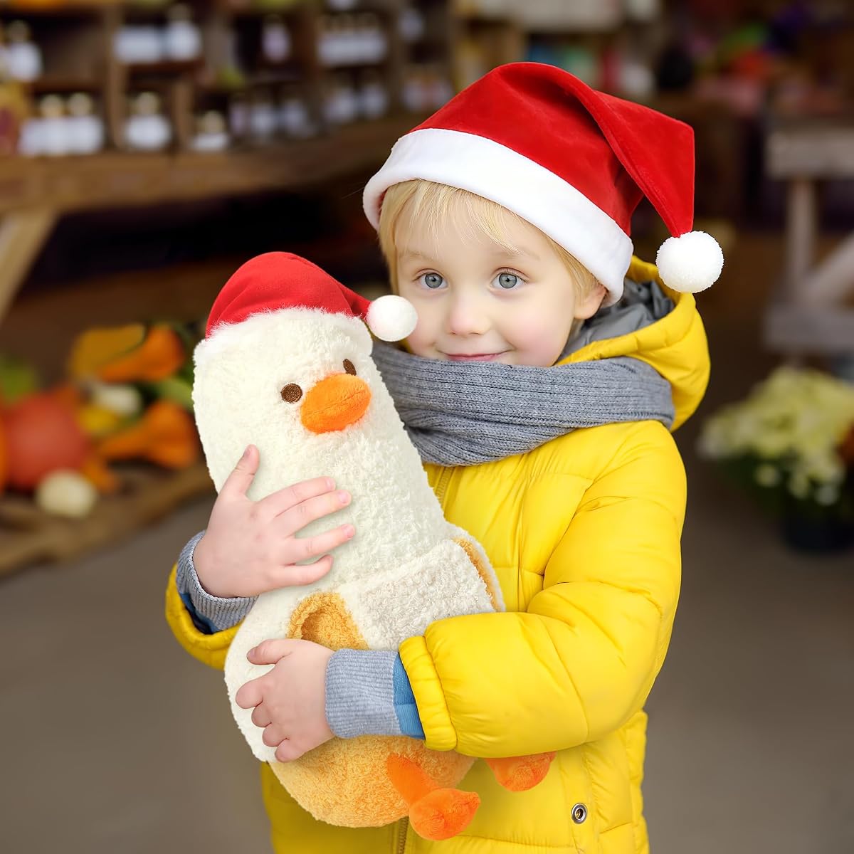 Banana Duck Plush Pillow Christmas Toys — 12" — view 5