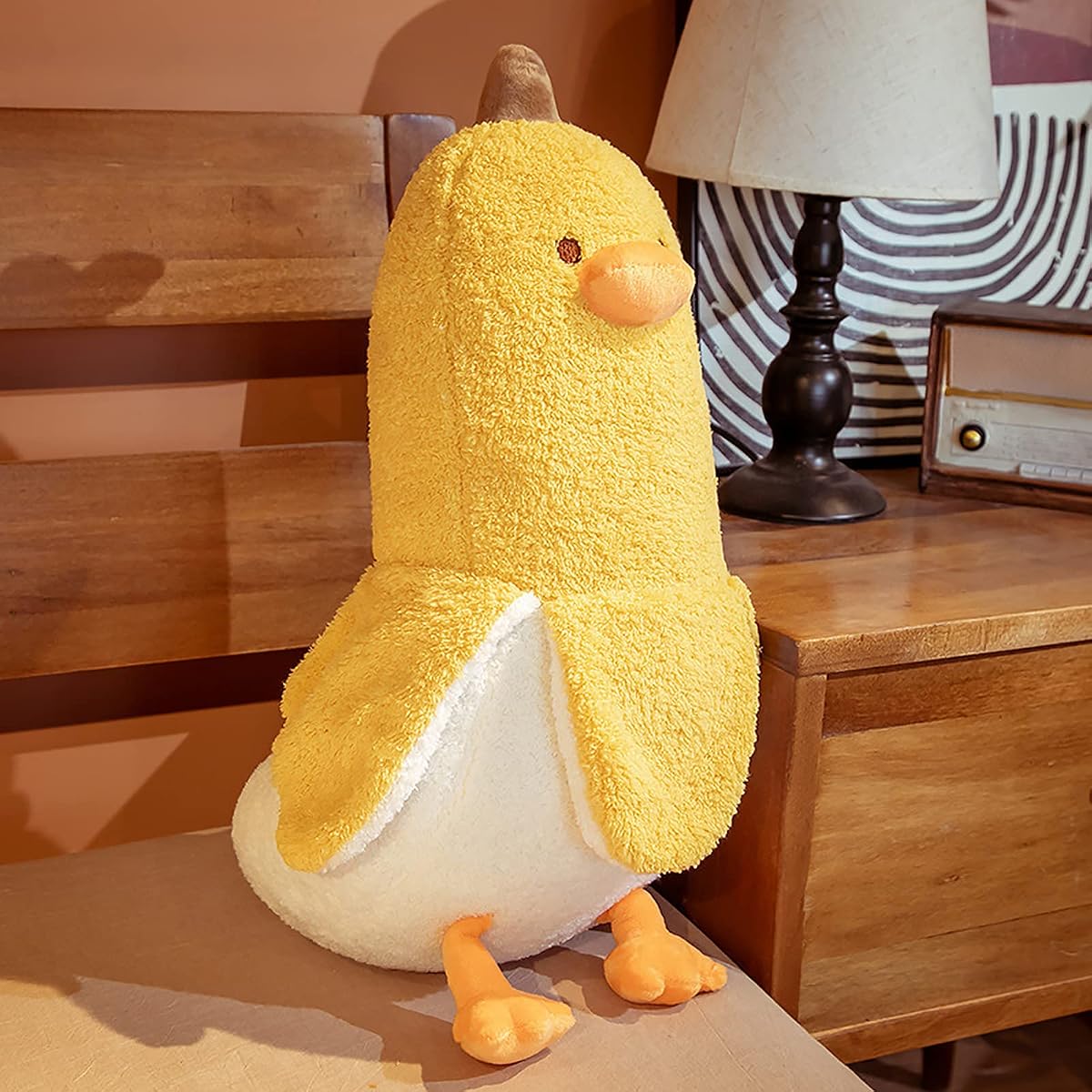 Banana Duck Hugging Plush Pillow Duck — Yellow 35.4" — view 5