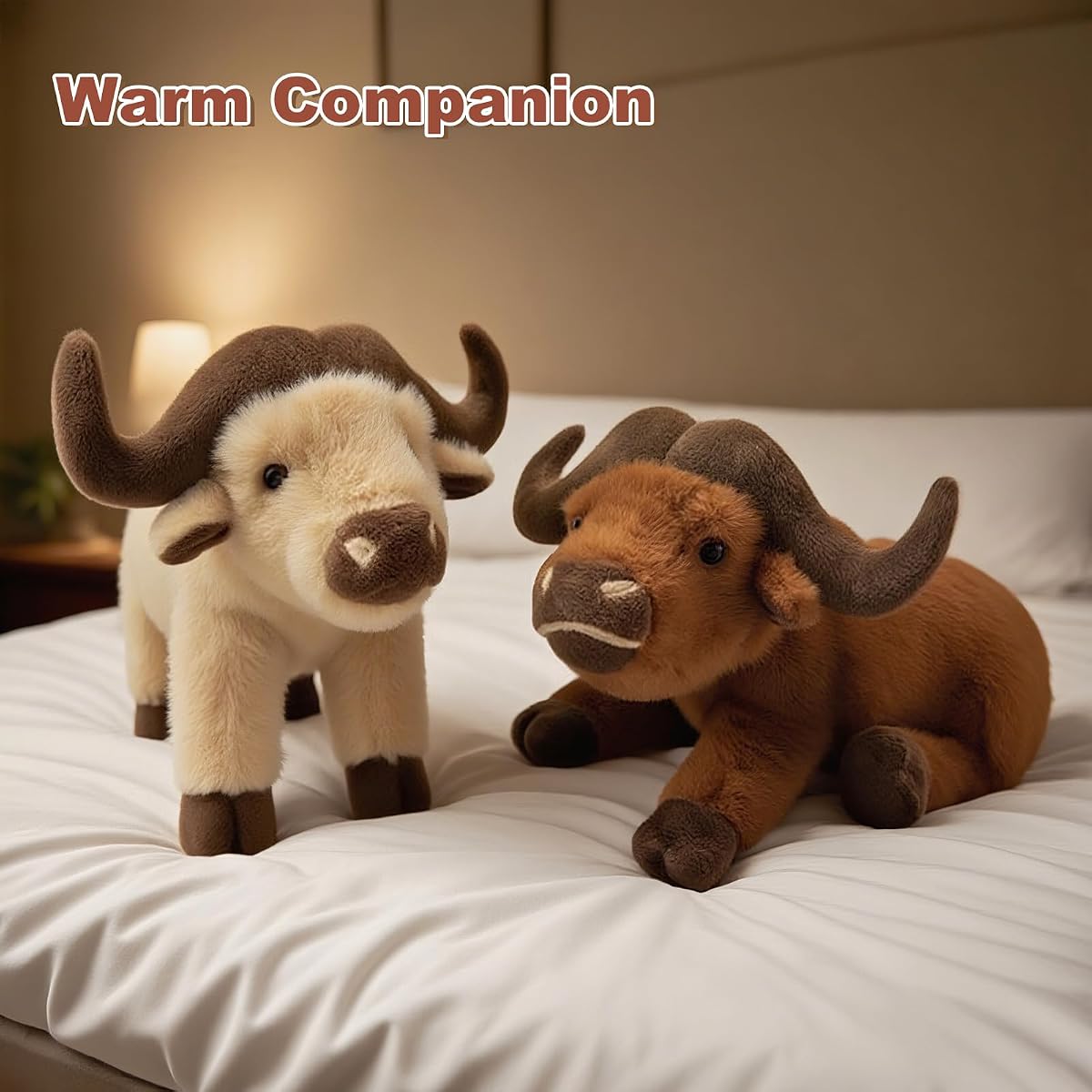 Bison Buffalo Plush Toys — 9.8" — view 3