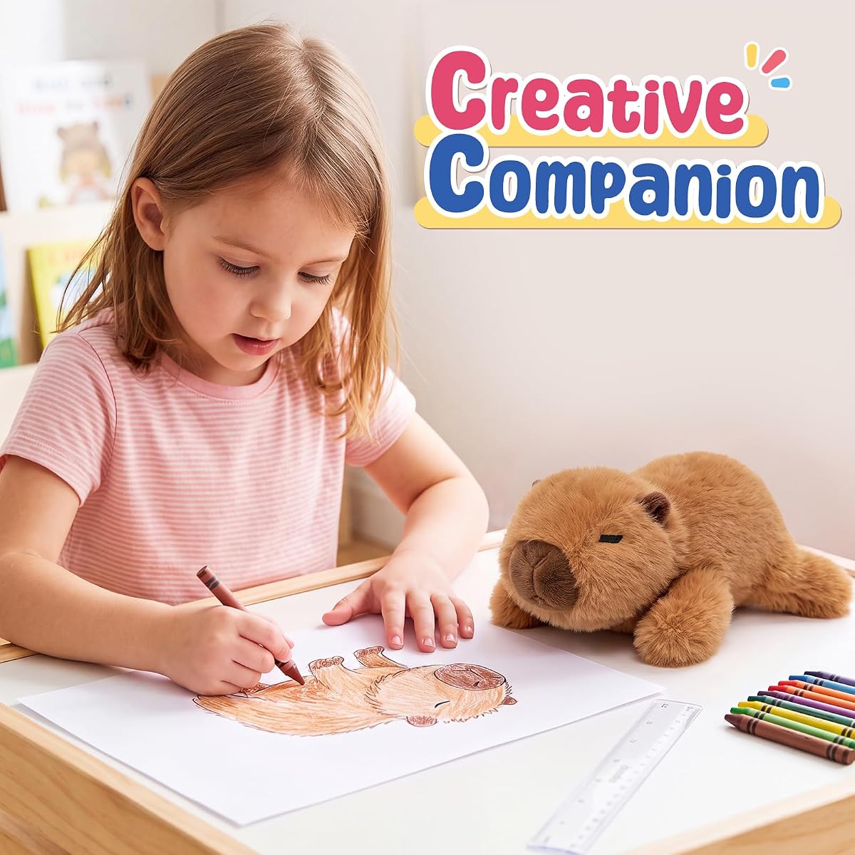 Capybara Plush Capibara Toys — 11.8" — view 3
