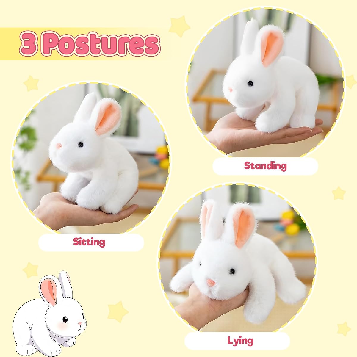 Easter Bunny White Rabbit Plush — view 5
