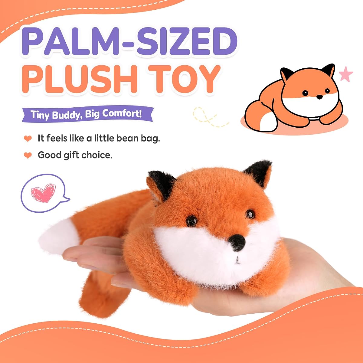 Fox Plush Fox Pillow — view 4