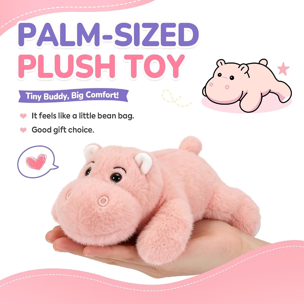 Hippo Hippopotamus Plush — view 5