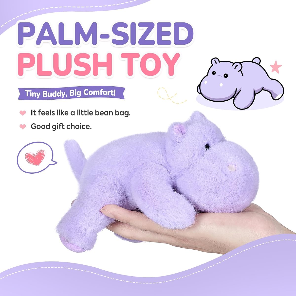Hippo Hippopotamus Plush — view 5