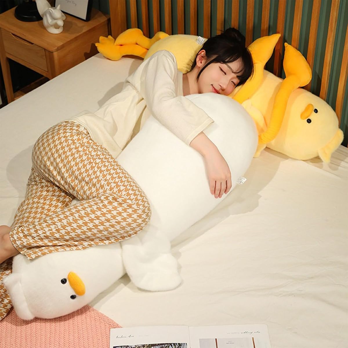 Long Duck Plush Pillow Duck — 51.1" — view 5