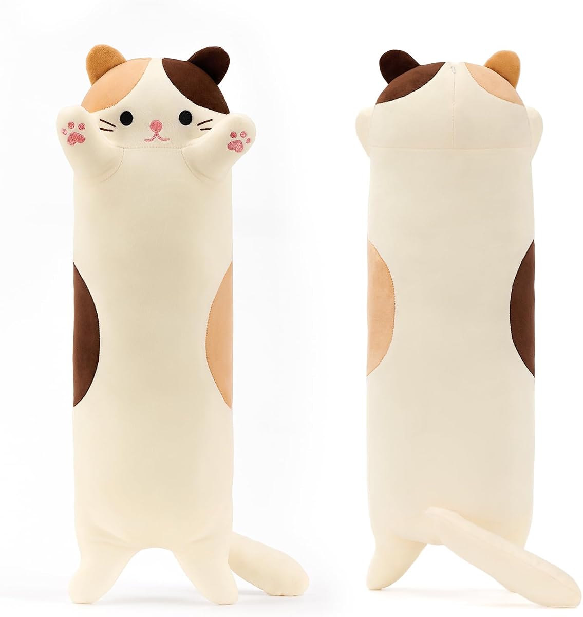 Long Cat Plush Pillow Kitten — 43.3" — view 2