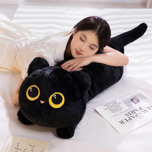 Long Cat Plush Pillow Kitten — 27.5"