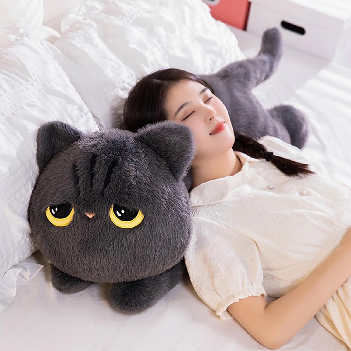 Long Cat Plush Pillow Kitten — 27.5" — view 2