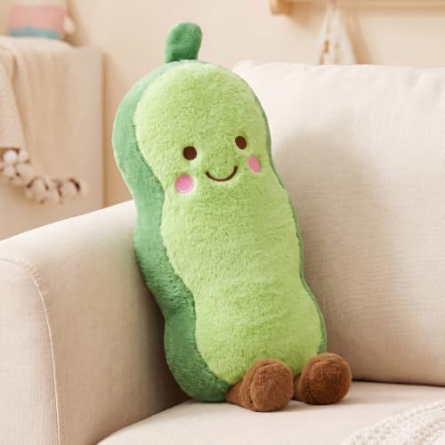 Pea Pod Plush Pillow Plant Toys — 14"