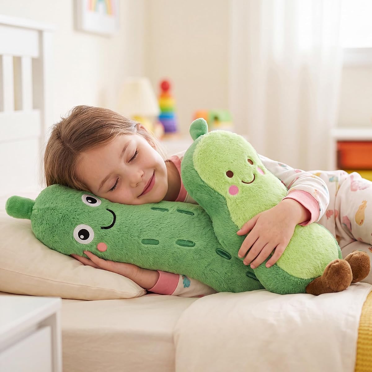 Pickle Cucumber Plush Pillow Plant — 16" — view 3