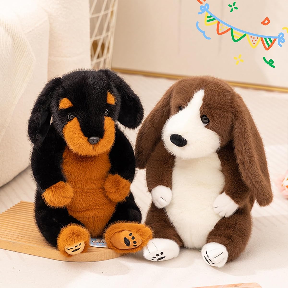 Rottweiler Dog Puppy Plush — 14" — view 4