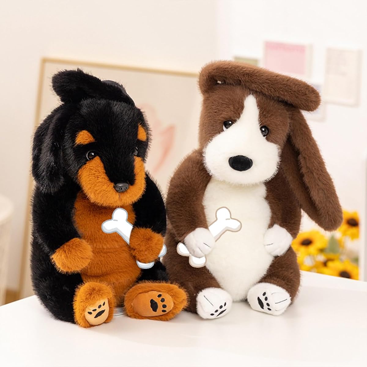 Rottweiler Dog Puppy Plush — 14" — view 5