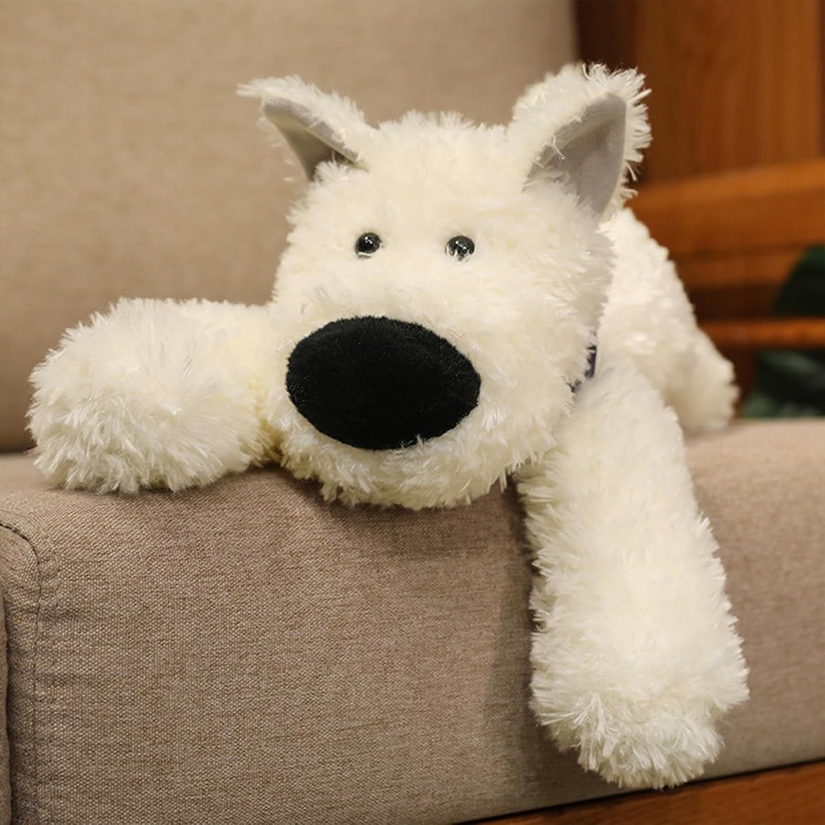 West Highland White Terrier Dog Plush Pillow Puppy — 17.7" — view 4
